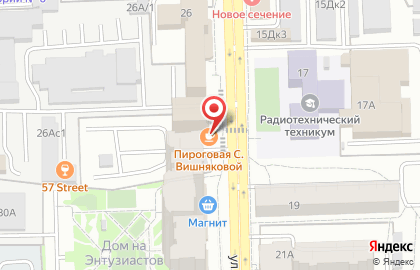 Производственная компания УБпластиК на улице Энтузиастов на карте