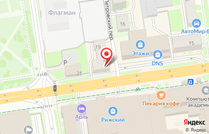 Магазин разливного пива Пивоварoff на Рижском проспекте на карте