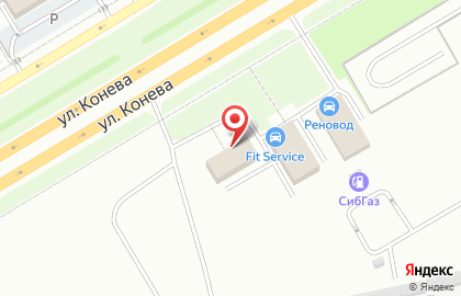 Автокомплекс по продаже запчастей и ремонту автомобилей Банзай-авто в Кировском районе на карте