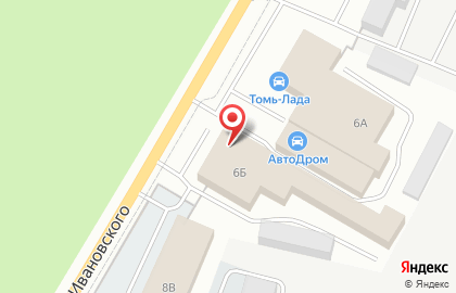 Автодром на Ивановского на карте