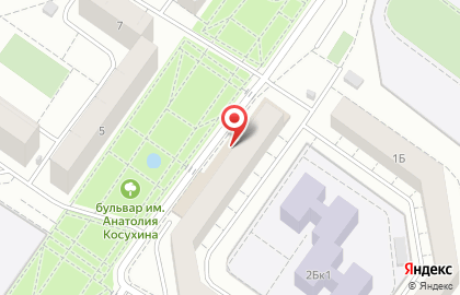 Сеть продовольственных магазинов Катран на Боровской улице на карте