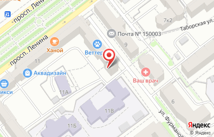 Юкон на проспекте Ленина на карте