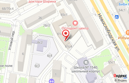 Компания Эвакуатор на Новослободской улице на карте
