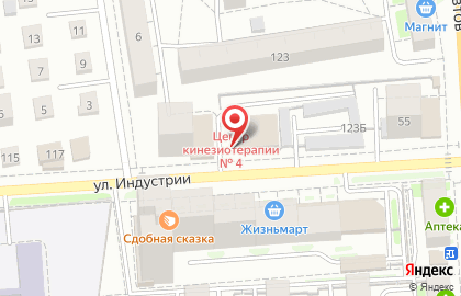 Супермаркет Верный в Орджоникидзевском районе на карте