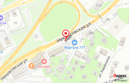 Мерси на Некрасовской улице на карте