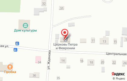 Храм в честь святых благоверных князей Петра и Февронии на карте