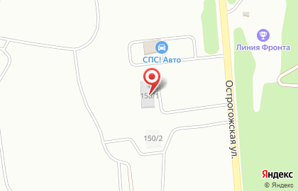 Автошкола ДОСААФ на Острогожской улице на карте