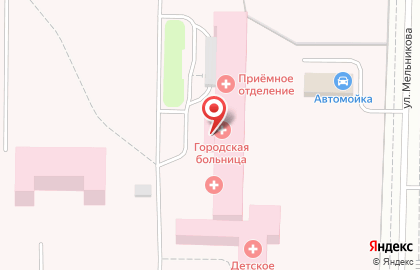 Больница Новодвинская центральная городская больница в Архангельске на карте