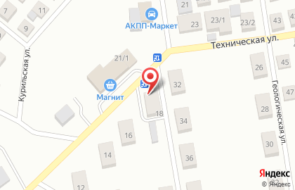 Магазин разливных напитков на Технической улице на карте