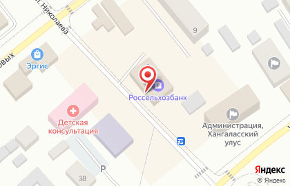 Банкомат Россельхозбанк на улице Николаева на карте