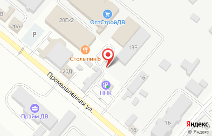 АЗС НК Альянс на Промышленной улице на карте