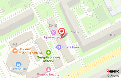 Почтовое отделение №283, Фрунзенский район на карте