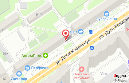 Магазин зоотоваров Petshop.ru на улице Дуси Ковальчук на карте