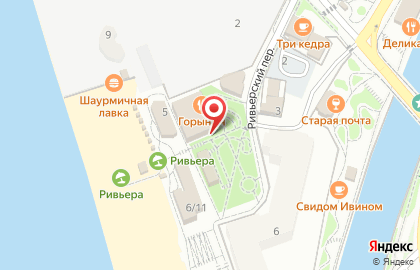 Минимаркет в Ривьерском переулке на карте