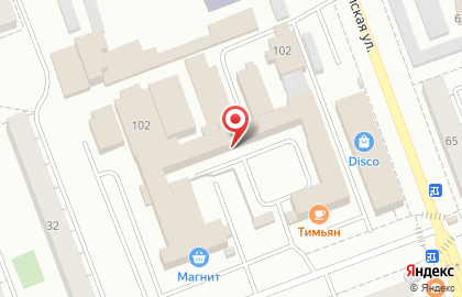 Торговая компания Альтаир в Тракторозаводском районе на карте