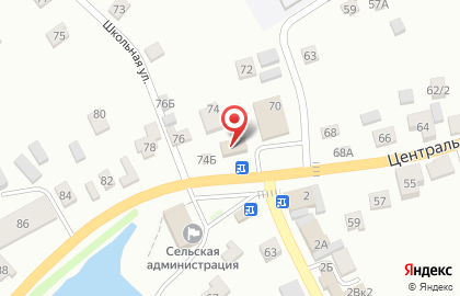 Золотой колос на Центральной улице на карте
