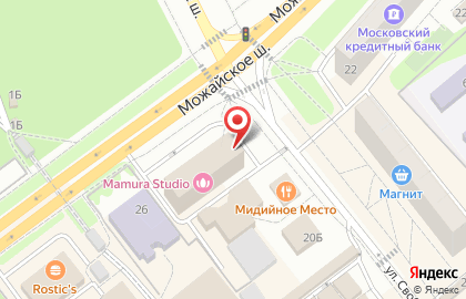 Салон цветов Одуван на Можайском шоссе на карте