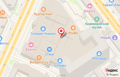Банкомат Райффайзенбанк на Кольцовской улице на карте