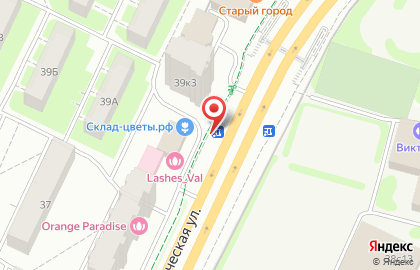Киоск печатной продукции У метро на Большой Академической улице на карте