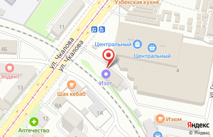 Оптово-розничная компания Профпоставка на улице Чкалова на карте
