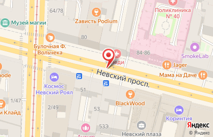 Магазин электротранспорта Скай Ран на Невском проспекте на карте