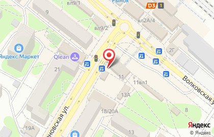Салон связи Yota на Волковской улице на карте