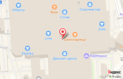 Салон багажа Samsonite на Ленинском проспекте на карте