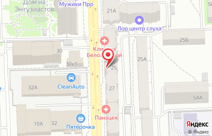 Магазин разливного пива ПивСтанция на улице Энтузиастов на карте