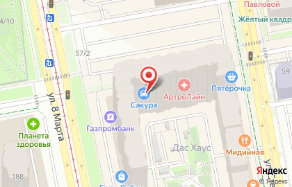 Банкомат ВТБ в Екатеринбурге на карте