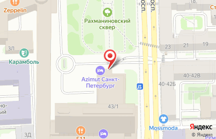 Туроператор Good Time на Лермонтовском проспекте на карте