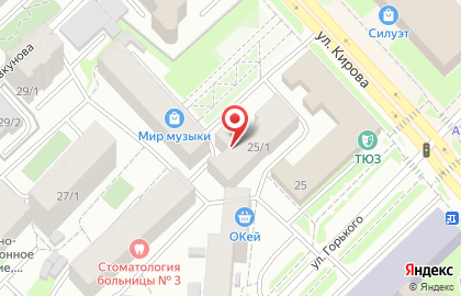 Биг Бен на улице Кирова на карте