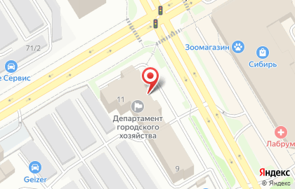 Автостоянка Сургут Паркинг на улице Гагарина на карте