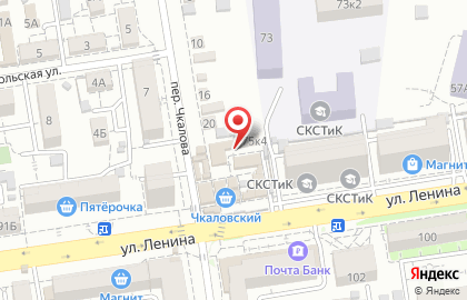 Магазин колбасных изделий Балахоновский мясокомбинат на улице Ленина на карте