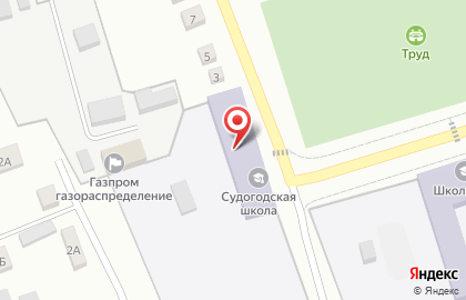 Судогодская основная общеобразовательная школа на карте