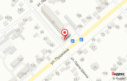 Продуктовый магазин Марго на улице Пушкина на карте