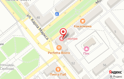 Промсвязьбанк в Тольятти на карте