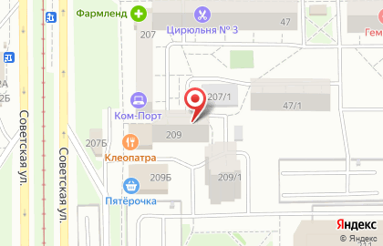 Пункт техосмотра в Челябинске на карте