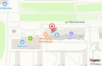 Кафе с доставкой Автосуши Автопицца на улице Верхняя Дуброва на карте