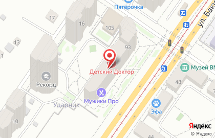  Мужская парикмахерская МУЖИКИ ПРО на ул. Восточной 11а на карте