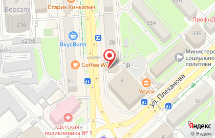 Магазин Амарант на площади Плеханова на карте