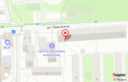 Мини-маркет Лайм на улице Лавочкина на карте