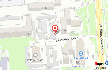 Шиномонтажная мастерская на улице Ладо Кецховели на карте