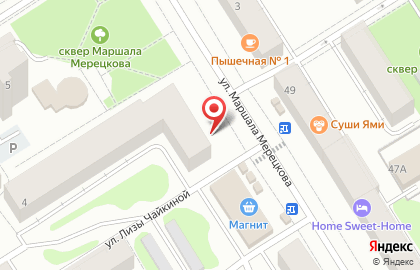 Киоск по продаже цветов в Петрозаводске на карте