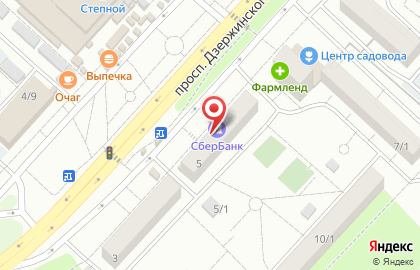 Страховая компания СберСтрахование на проспекте Дзержинского на карте