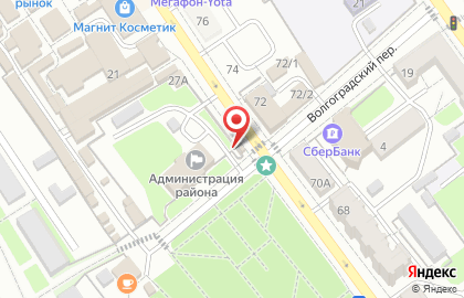 Киоск печатной продукции Союзпечать в Володарском районе на карте