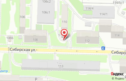 Частный детский сад Филиппок на Сибирской улице на карте