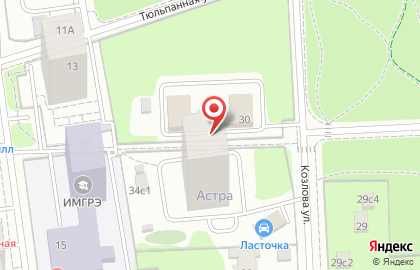 AERO на улице Козлова на карте