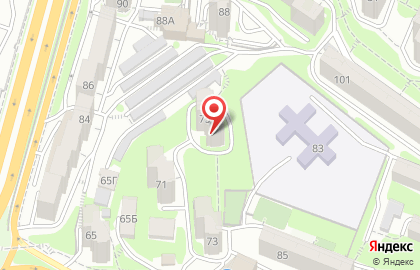 Сервисный центр Арс-ДВ на проспекте Красного Знамени на карте