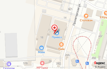 Супермаркет Эльдорадо в Красноармейском районе на карте