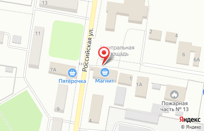 Супермаркет Магнит в Омске на карте